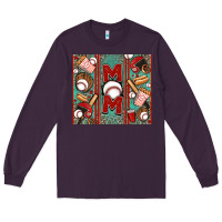 Plum baseball mom Long Sleeve Tee - Jasminsmagicworld