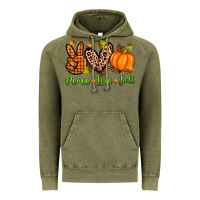 Vintage Olive peace love fall Vintage Hoodie - Zillion Design Studio