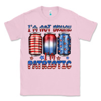 Bubblegum Pink i'm not drunk i'm patriotic Classic Tee - JahusDesignShop