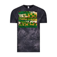 Cloud Black St. Patrick's Day leopard cowhide shamrock tumbler Vintage Tee - Neo Western