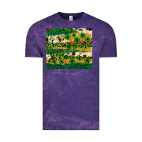 Cloud Purple St. Patrick's Day leopard cowhide shamrock tumbler Vintage Tee - Neo Western