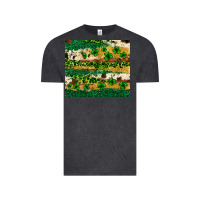 Vintage Black St. Patrick's Day leopard cowhide shamrock tumbler Vintage Tee - Neo Western