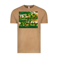 Vintage Camel St. Patrick's Day leopard cowhide shamrock tumbler Vintage Tee - Neo Western