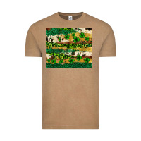 Vintage Coffee St. Patrick's Day leopard cowhide shamrock tumbler Vintage Tee - Neo Western