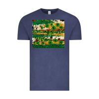 Vintage Denim St. Patrick's Day leopard cowhide shamrock tumbler Vintage Tee - Neo Western