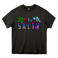 Asphalt be salty Heavy Core Tee - CowhideDigitalArt