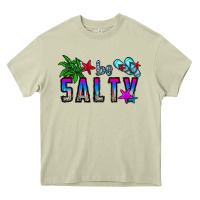 Mossy be salty Heavy Core Tee - CowhideDigitalArt