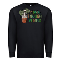 Black never enough plants Premium Sweatshirt - MaliasSmallBusiness