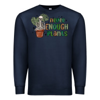 Navy never enough plants Premium Sweatshirt - MaliasSmallBusiness