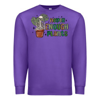 Purple never enough plants Premium Sweatshirt - MaliasSmallBusiness