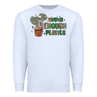 White never enough plants Premium Sweatshirt - MaliasSmallBusiness