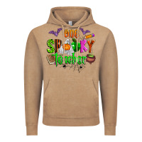 Vintage Coffee one spooky teacher Vintage Hoodie - Zillion Design Studio