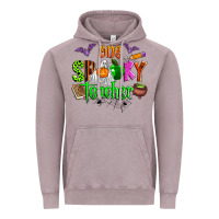 Vintage Zinc one spooky teacher Vintage Hoodie - Zillion Design Studio