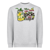 Heather Grey when life gives you lemons add sugar Heavyweight Sweatshirt - SublimationCraftShop
