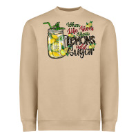 Mushroom when life gives you lemons add sugar Heavyweight Sweatshirt - SublimationCraftShop
