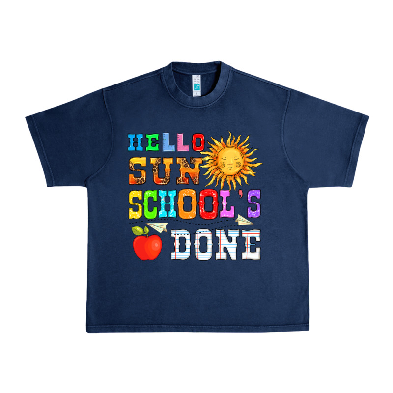 Hello Sun Schools Done Urban Heavy Tee by HRA Design Shop | Teevron