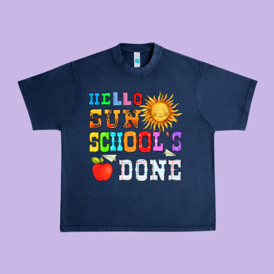 Hello Sun Schools Done Urban Heavy Tee Designed By Hra Design Shop