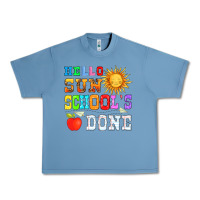 Pebble Blue hello sun schools done Urban Heavy Tee - HRA Design Shop