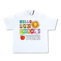 White hello sun schools done Urban Heavy Tee - HRA Design Shop