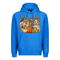 True Royal welcome fall with dogs Premium Hoodie - LillyAllenDesigns