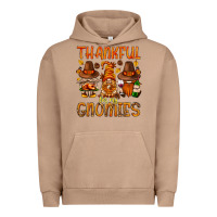 Pigment Burro thankful for my gnomies Urban Hoodie - NancyCooperArtShop