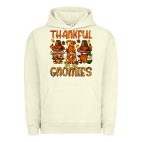Pigment Pistachio thankful for my gnomies Urban Hoodie - NancyCooperArtShop