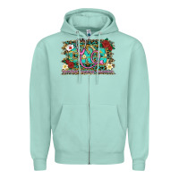 Seafoam certified nursing assistant cna nurse Zipper Hoodie - BarkalooDesign