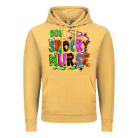 Vintage Mustard one spooky nurse Vintage Hoodie - Zillion Design Studio