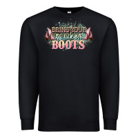 Black bring your ass kicking boots Premium Sweatshirt - NancyCooperArtShop
