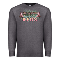 Charcoal Heather bring your ass kicking boots Premium Sweatshirt - NancyCooperArtShop