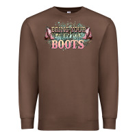Chestnut bring your ass kicking boots Premium Sweatshirt - NancyCooperArtShop