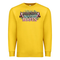 Lemon bring your ass kicking boots Premium Sweatshirt - NancyCooperArtShop
