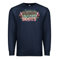 Navy bring your ass kicking boots Premium Sweatshirt - NancyCooperArtShop