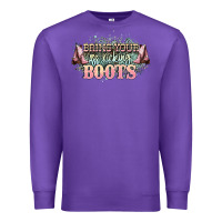 Purple bring your ass kicking boots Premium Sweatshirt - NancyCooperArtShop