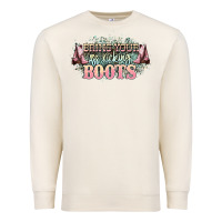 Sandshell bring your ass kicking boots Premium Sweatshirt - NancyCooperArtShop