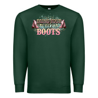 Sports Green bring your ass kicking boots Premium Sweatshirt - NancyCooperArtShop