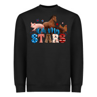 Black Horse pig chicken with oh my stars Heavyweight Sweatshirt - Neo Western