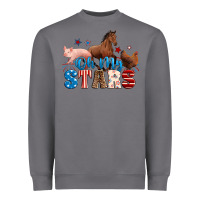 Storm Horse pig chicken with oh my stars Heavyweight Sweatshirt - Neo Western