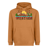 Meerkat western Heavyweight Hoodie - NancyCooperArtShop