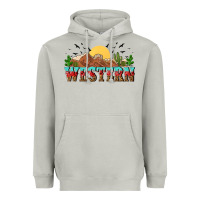 Moon Dust western Heavyweight Hoodie - NancyCooperArtShop