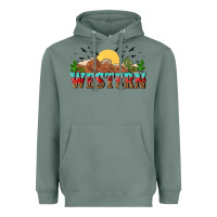 Sage western Heavyweight Hoodie - NancyCooperArtShop
