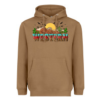 Toasted Coconut western Heavyweight Hoodie - NancyCooperArtShop