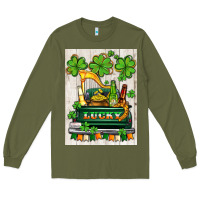 Army Green lucky truck Long Sleeve Tee - AdoDesignShop