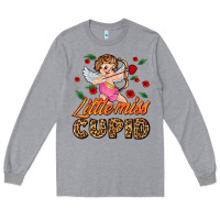 Heather Grey little miss cupid Long Sleeve Tee - AdoDesignShop