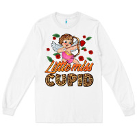 White little miss cupid Long Sleeve Tee - AdoDesignShop