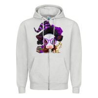 Dove Grey halloween baby calf Zipper Hoodie - Jasminsmagicworld