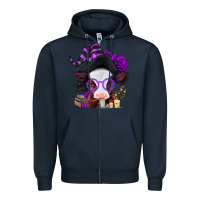 Navy halloween baby calf Zipper Hoodie - Jasminsmagicworld