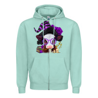 Seafoam halloween baby calf Zipper Hoodie - Jasminsmagicworld