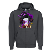 Smoke halloween baby calf Zipper Hoodie - Jasminsmagicworld