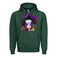 Sports Green halloween baby calf Zipper Hoodie - Jasminsmagicworld